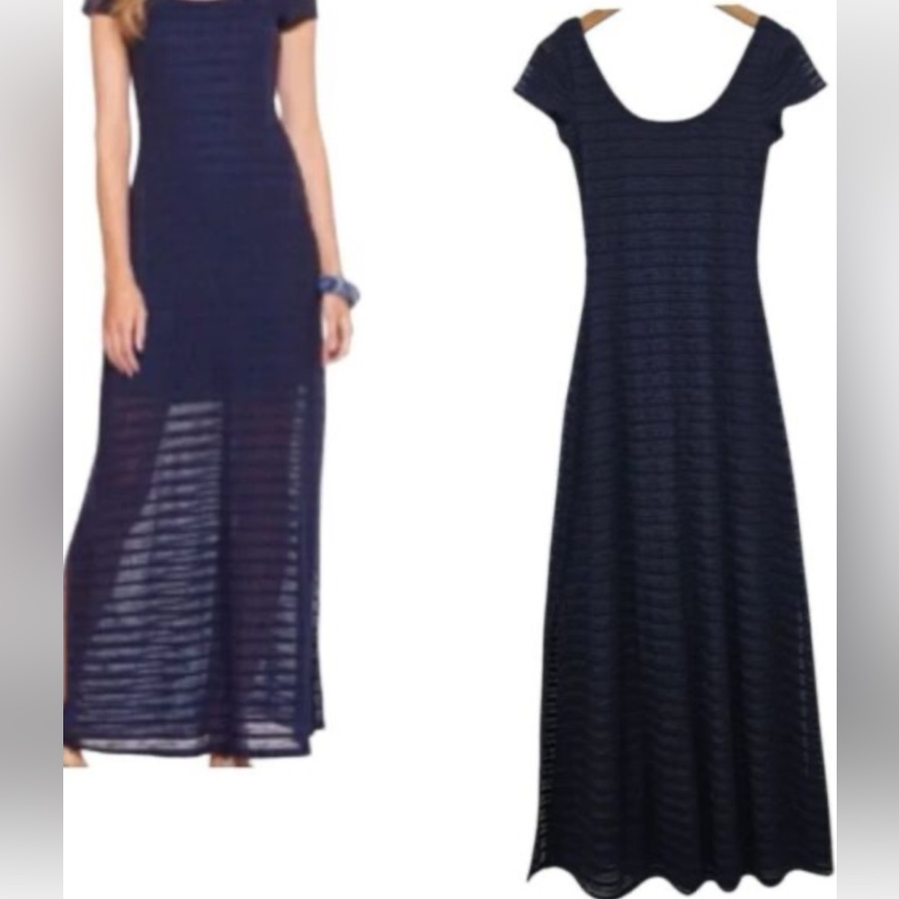 Lilly Pulitzer Ramsay navy blue maxi dress